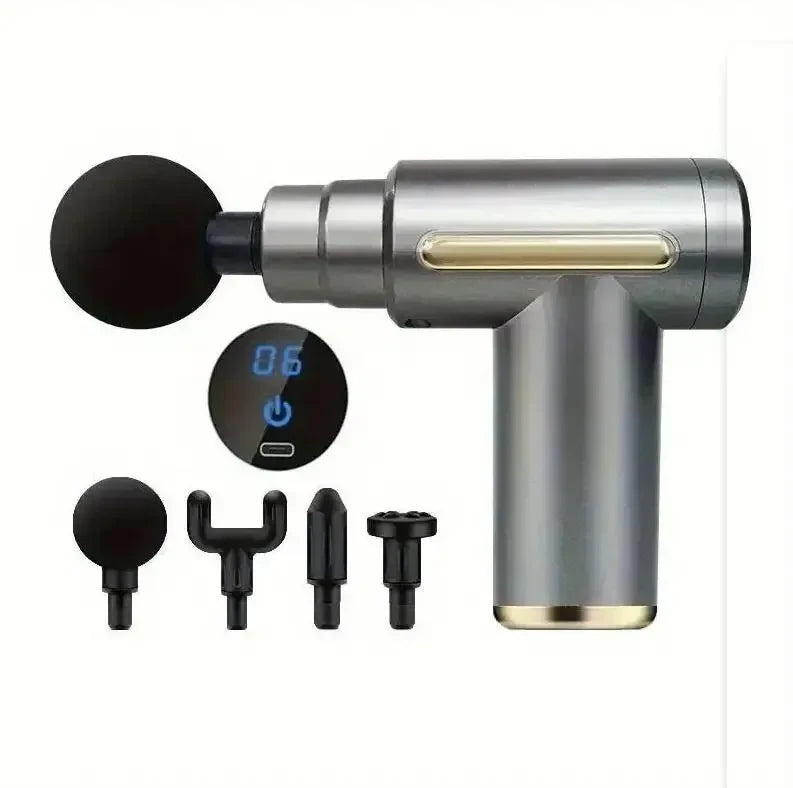 Pistola de masaje muscular portátil
