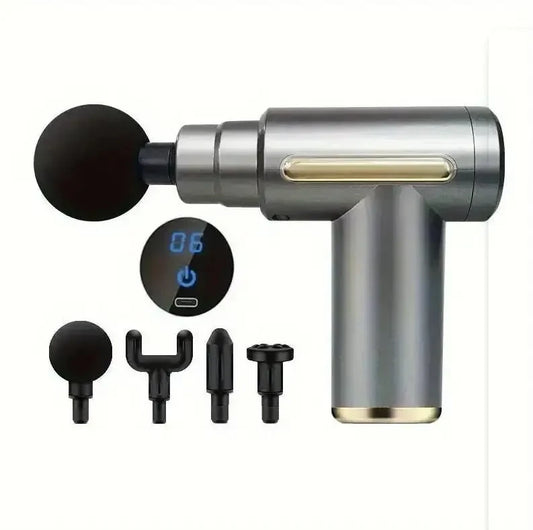 Pistola de masaje muscular portátil