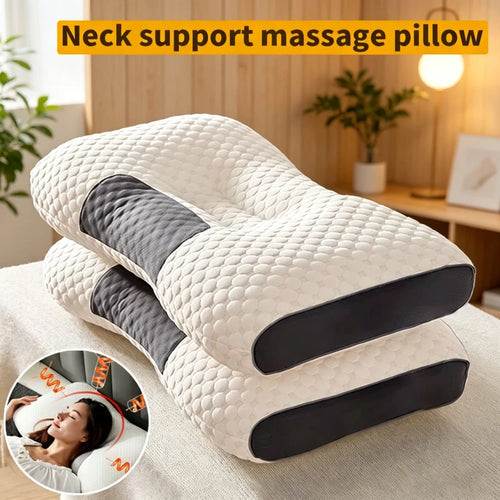 Almohada cervical de algodón tejido