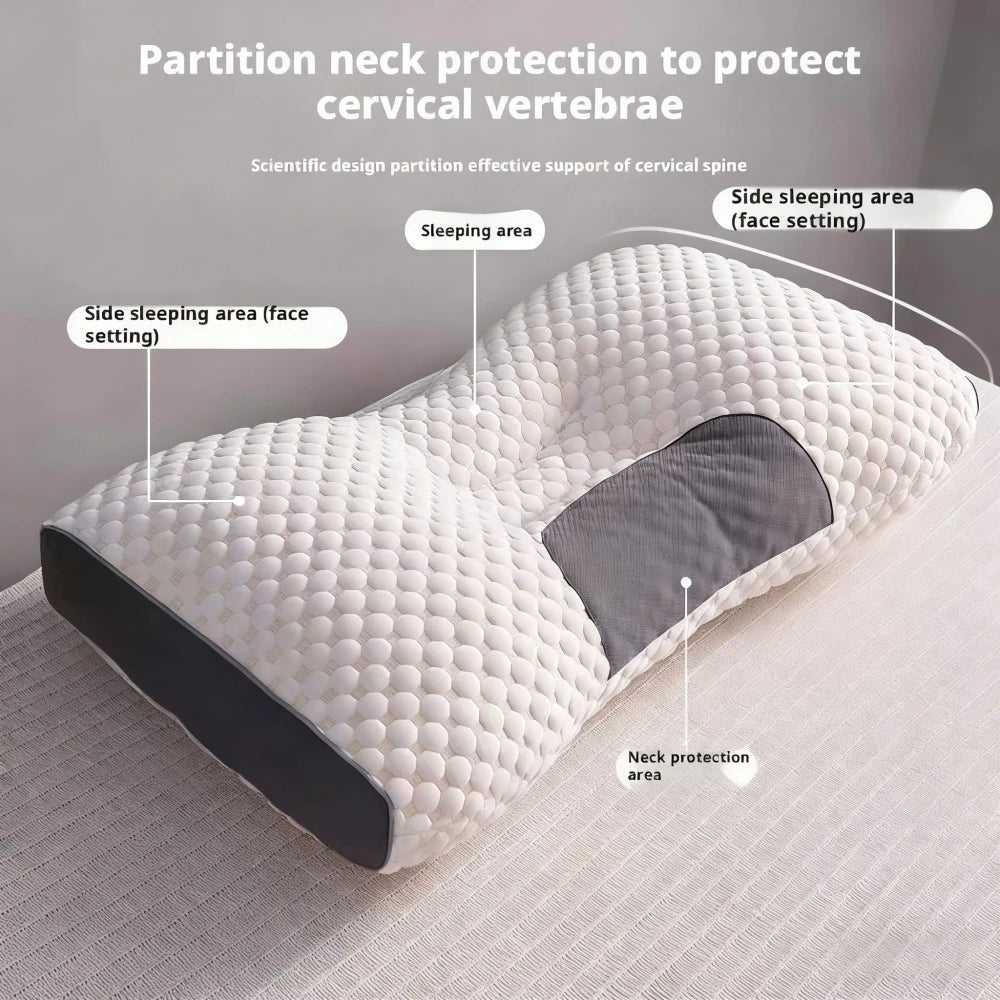 Almohada cervical de algodón tejido