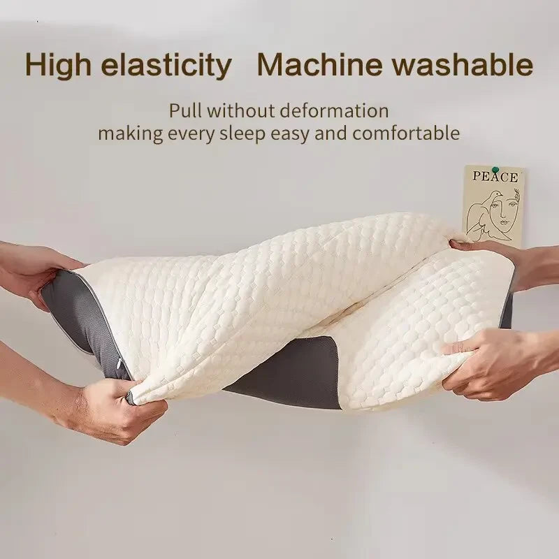Almohada cervical de algodón tejido