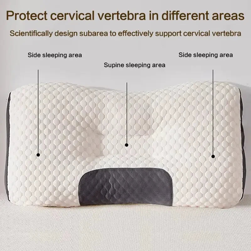 Almohada cervical de algodón tejido