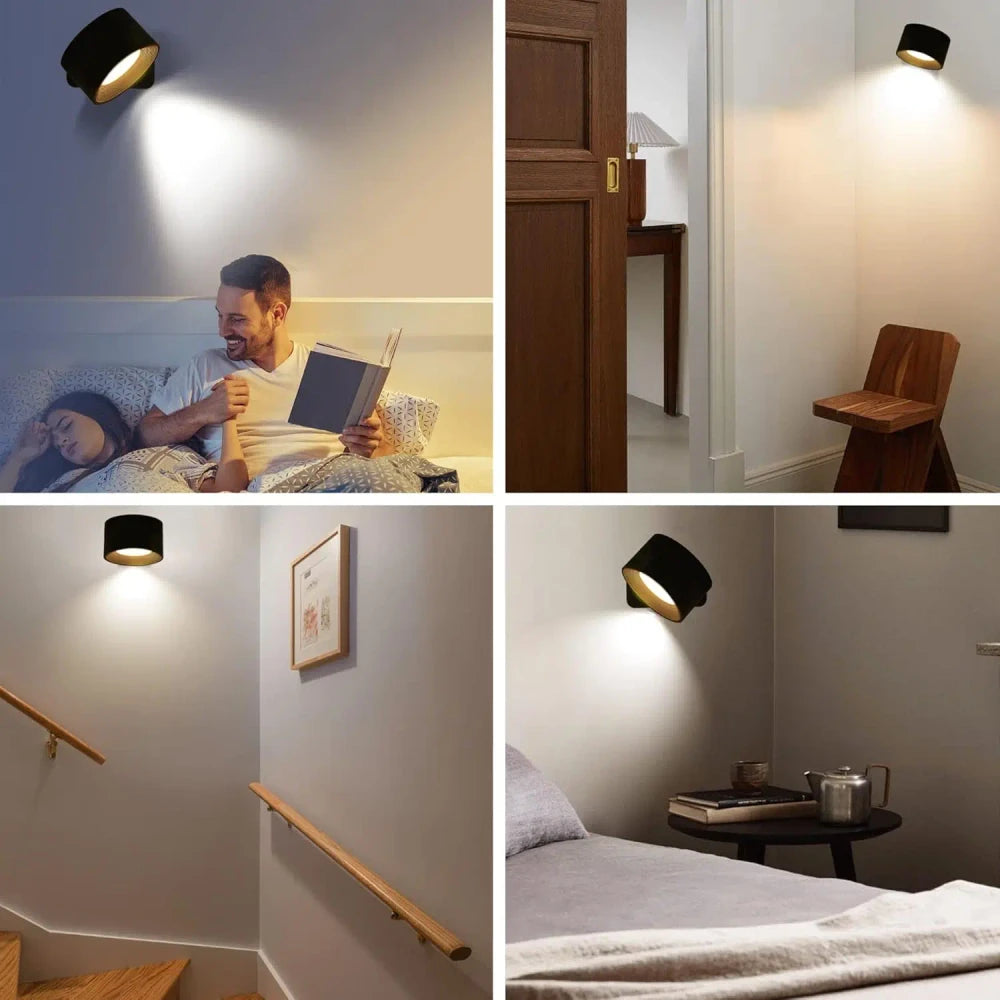 Aplique de Pared LED Magnético Recargable