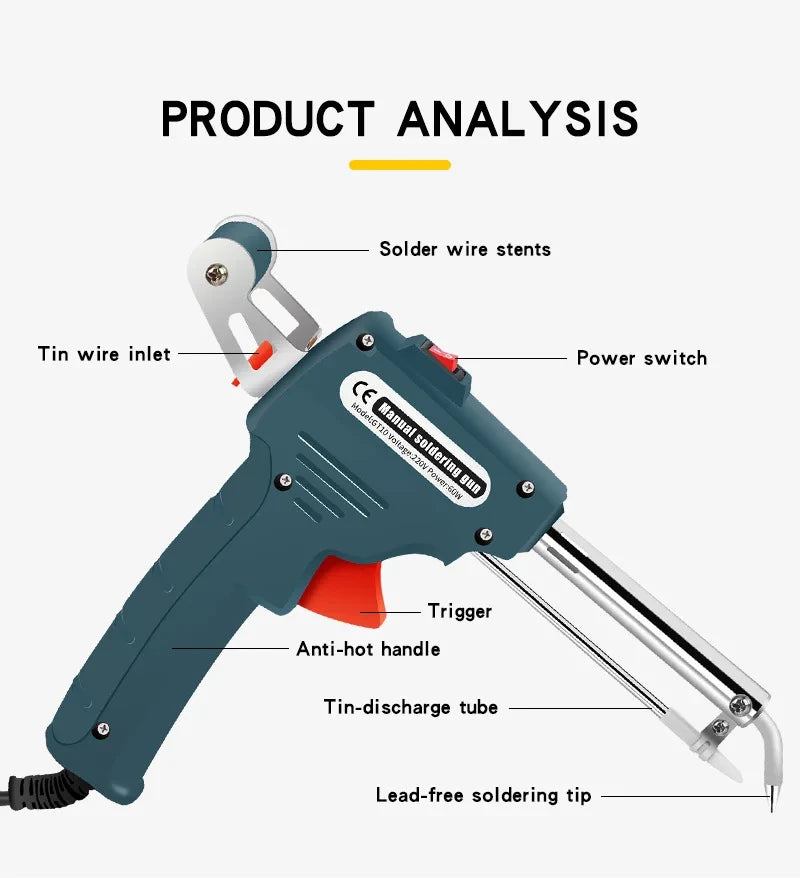 Pistola De Soldar Automatica Para Reparaciones