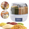Dispensador de Alimentos Giratorio de Seis Compartimentos