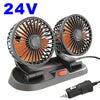 Ventilador Ajustable dos Cabezales Para Coche